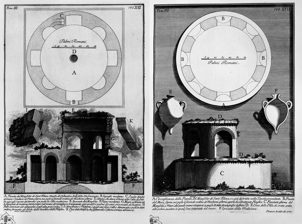 Mausoleo Sant'Elena - Piranesi