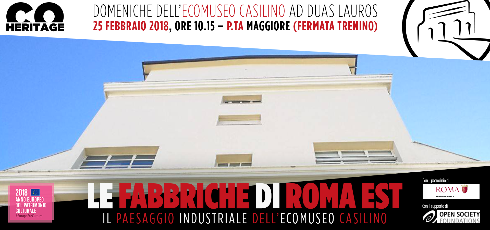 Domeniche dell’Ecomuseo Casilino – Le fabbriche di Roma Est