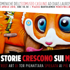 Domeniche dell’Ecomuseo Casilino: Le storie crescono sui muri (Street art family tour)