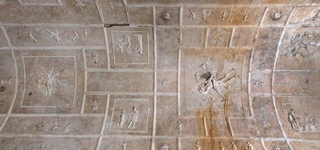 Il soffitto della Basilica Porta Maggiore