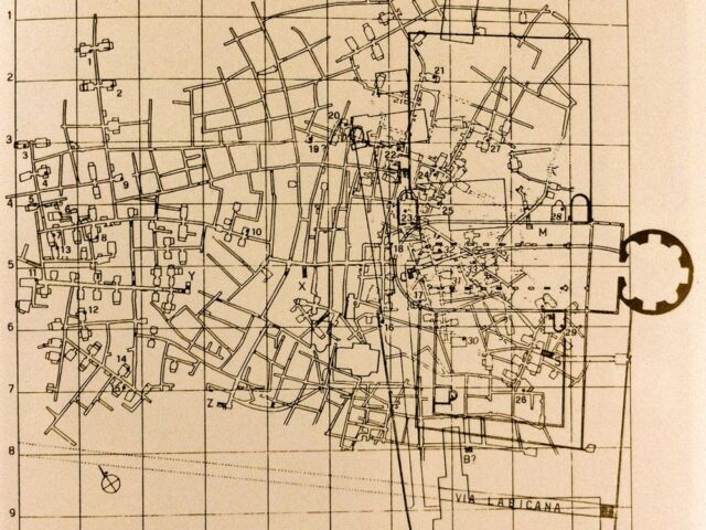 Mappa della catacombe