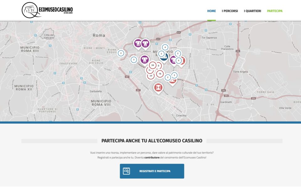 È online la piattaforma di censimento partecipato dell’Ecomuseo Casilino