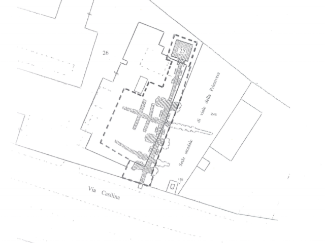 L'edificio a pianta quadrata che presumibilmente aveva funzione di vestibolo