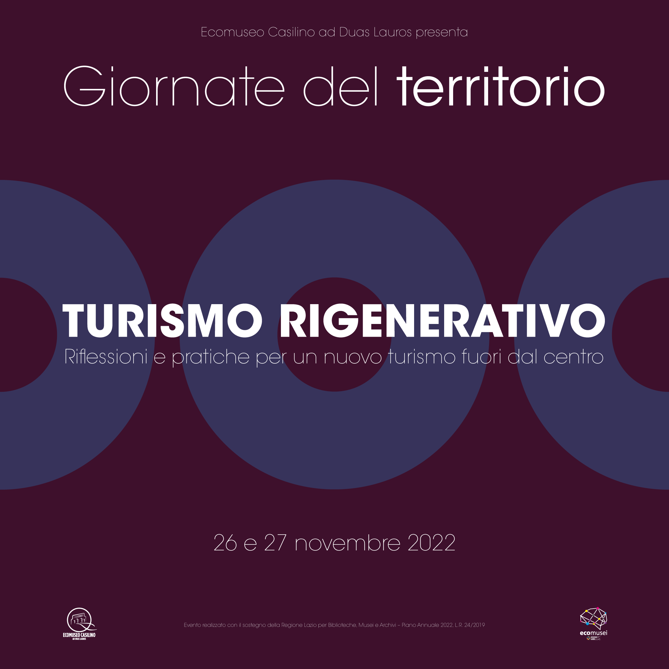 Giornate del territorio 2022 – VI Edizione