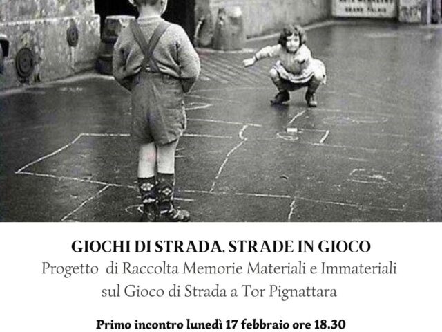 Giochi in strada, strade in gioco