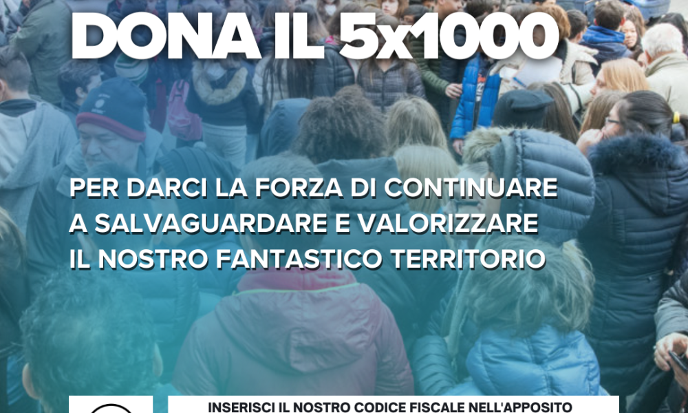 Dona il 5x1000 all'Ecomuseo Casilino