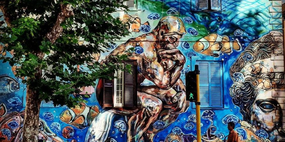 Mural di Atoche a Tor Pignattara: party di inaugurazione con musica e mostra