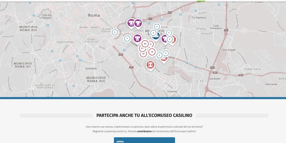 È online la piattaforma di censimento partecipato dell’Ecomuseo Casilino