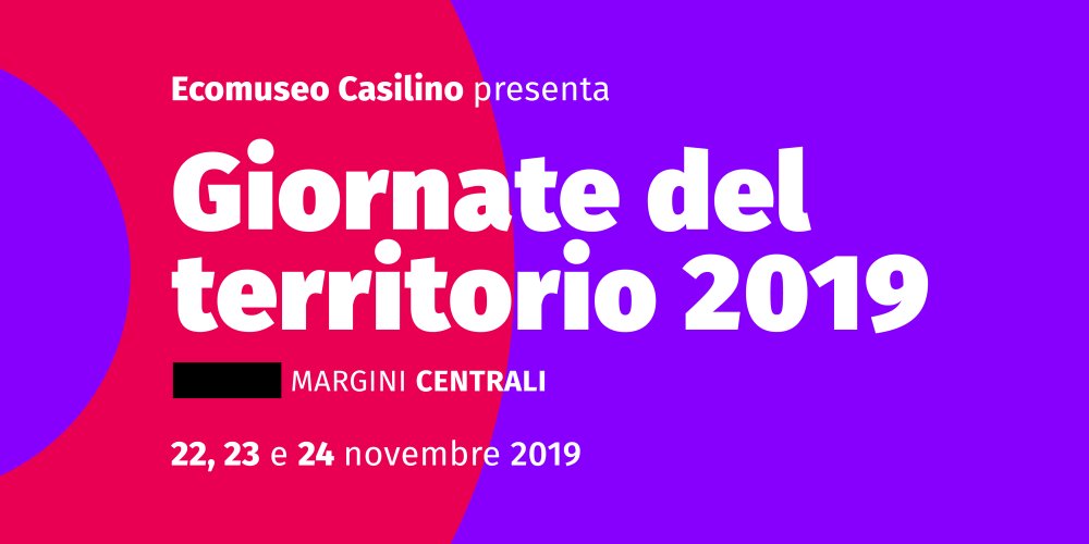 Giornate del territorio 2019