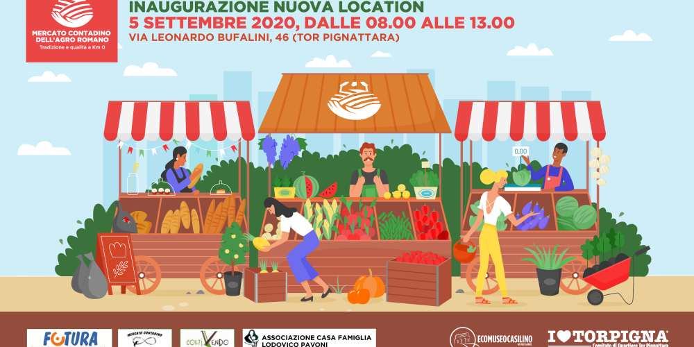 Dal 5 settembre, il Mercato Contadino dell’Agro Romano anche a San Barnaba